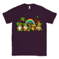 Plum st patricks gnomes with rainbow Classic Tee - AdoDesignShop