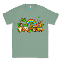 Sage st patricks gnomes with rainbow Classic Tee - AdoDesignShop