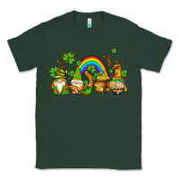 Sports Green st patricks gnomes with rainbow Classic Tee - AdoDesignShop