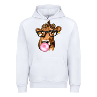 White Cow Lick with Leopard Bandana Urban Hoodie - texasbilliewilder
