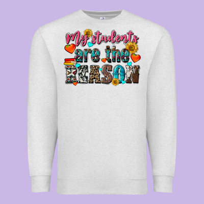 My Students Are The Reason Premium Sweatshirt Designed By Nancycooperartshop