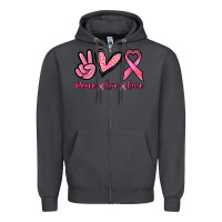 Smoke Peace love cure Zipper Hoodie - NancyCooperArtShop