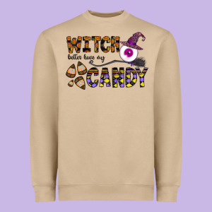 Witch Better Have My Candy Heavyweight Sweatshirt Designed By Cowhidedigitalart