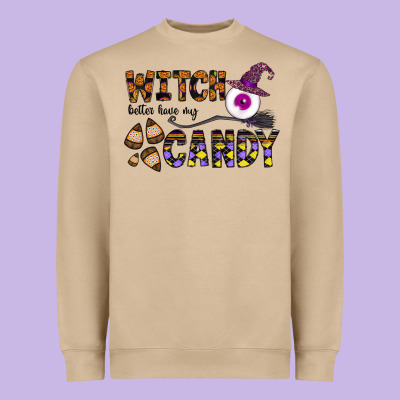 Witch Better Have My Candy Heavyweight Sweatshirt Designed By Cowhidedigitalart