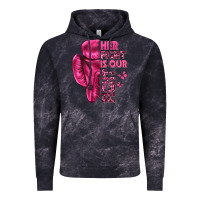 Cloud Black Her Fight Is Our Fight Cancer Vintage Hoodie - texasbilliewilder