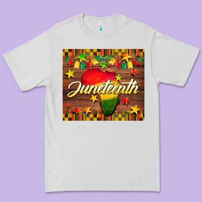 Juneteenth Premium Tee Designed By Barkaloodesign