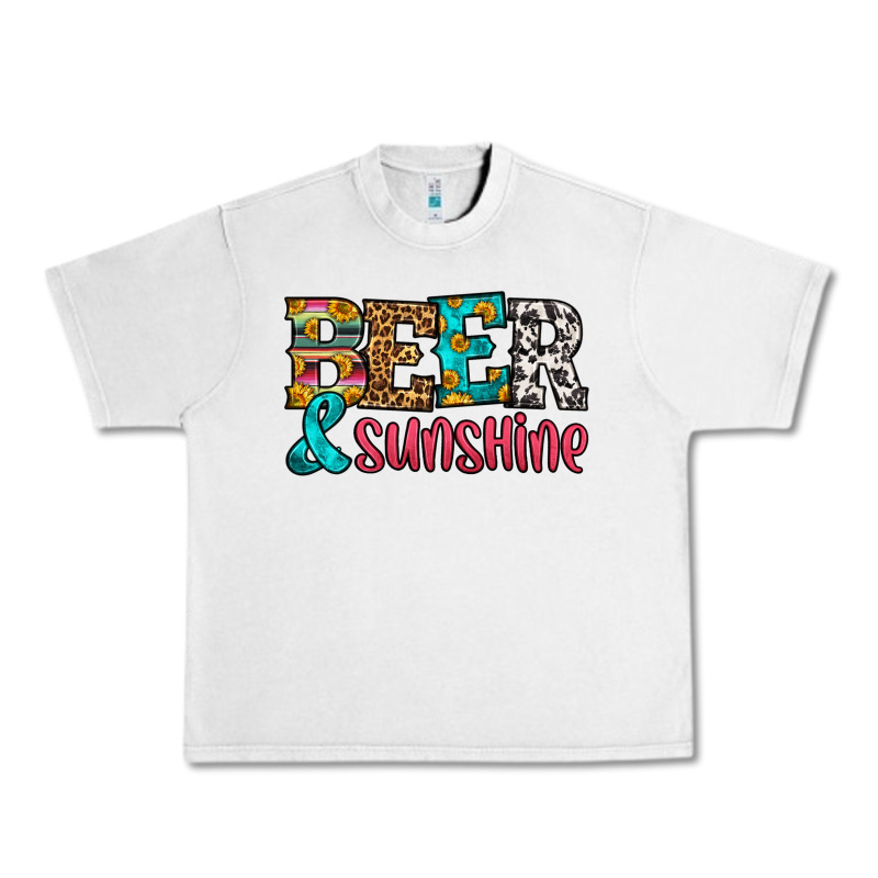 Beer And Sunshine Urban Heavy Tee by HRA Design Shop | Teevron