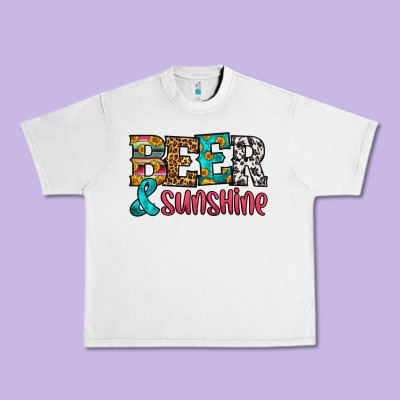 Beer And Sunshine Urban Heavy Tee Designed By Hra Design Shop