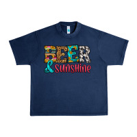 Navy beer and sunshine Urban Heavy Tee - HRA Design Shop
