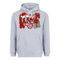 Heather Grey christmas love nurse Heavyweight Hoodie - NancyCooperArtShop