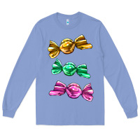Colony Blue colorful candies Long Sleeve Tee - AdoDesignShop