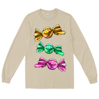 Mushroom colorful candies Long Sleeve Tee - AdoDesignShop