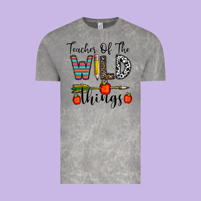 Teacher Of The Wild Things Vintage Tee Designed By Cowhidedigitalart