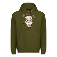 Army Green the lord is my shepherd Premium Hoodie - Artiststas