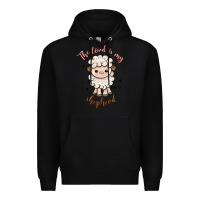 Black the lord is my shepherd Premium Hoodie - Artiststas