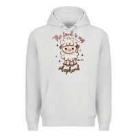 Dove Grey the lord is my shepherd Premium Hoodie - Artiststas