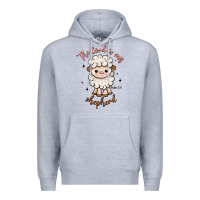 Heather Grey the lord is my shepherd Premium Hoodie - Artiststas