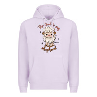 Lilac the lord is my shepherd Premium Hoodie - Artiststas