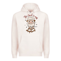 Pale Pink the lord is my shepherd Premium Hoodie - Artiststas