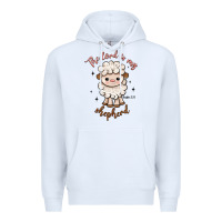 White the lord is my shepherd Premium Hoodie - Artiststas