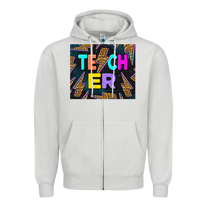 Western Teacher Flash Zipper Hoodie by LillyAllenDesigns | Teevron