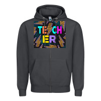Smoke Western Teacher Flash Zipper Hoodie - LillyAllenDesigns