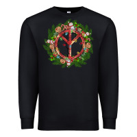 Black Christmas peace Premium Sweatshirt - MaliasSmallBusiness