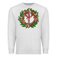 Oatmeal Heather Christmas peace Premium Sweatshirt - MaliasSmallBusiness