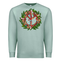 Seafoam Christmas peace Premium Sweatshirt - MaliasSmallBusiness