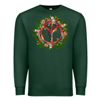 Sports Green Christmas peace Premium Sweatshirt - MaliasSmallBusiness