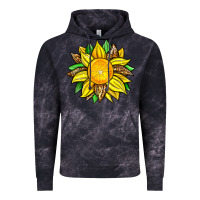 Cloud Black lemon sunflower Vintage Hoodie - Zillion Design Studio