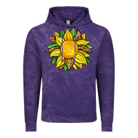 Cloud Purple lemon sunflower Vintage Hoodie - Zillion Design Studio