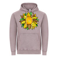 Vintage Zinc lemon sunflower Vintage Hoodie - Zillion Design Studio