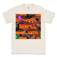 Natural halloween witch hats leopard seamless pattern Classic Tee - BundleAndBundleShop