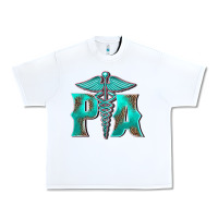 White physician medical symbol assistant nurse Urban Heavy Tee - BarkalooDesign