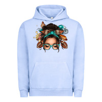 Pigment Grape Ice american football messy bun Urban Hoodie - texasbilliewilder