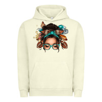 Pigment Pistachio american football messy bun Urban Hoodie - texasbilliewilder