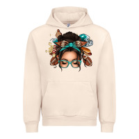 Sandshell american football messy bun Urban Hoodie - texasbilliewilder