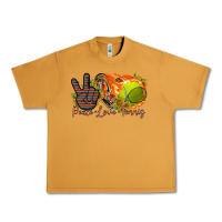 Peace Love Tennis Urban Heavy Tee | Teevron