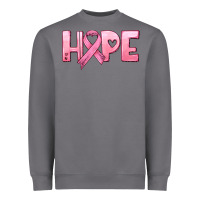 Hope And Pink Ribbon Heavyweight Sweatshirt | Teevron