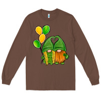 Chestnut St Patrick's Day Gnomes Long Sleeve Tee - Jasminsmagicworld