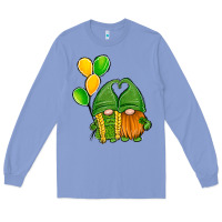 Colony Blue St Patrick's Day Gnomes Long Sleeve Tee - Jasminsmagicworld