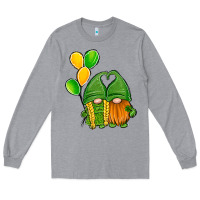 Heather Grey St Patrick's Day Gnomes Long Sleeve Tee - Jasminsmagicworld