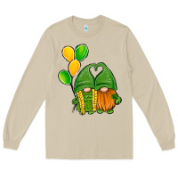 Mushroom St Patrick's Day Gnomes Long Sleeve Tee - Jasminsmagicworld