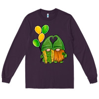 Plum St Patrick's Day Gnomes Long Sleeve Tee - Jasminsmagicworld