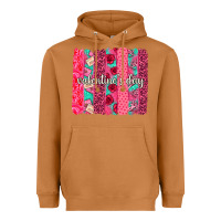 Meerkat valentines day brushstroke background brushstroke Heavyweight Hoodie - NancyCooperArtShop