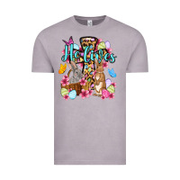 Vintage Zinc Easter Day He lives Vintage Tee - OliviaCreatesArt