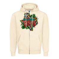 Sandshell western desert christmas texas map Zipper Hoodie - Jasminsmagicworld