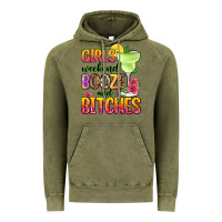 Vintage Olive girls weekend booze and bitches Vintage Hoodie - Zillion Design Studio