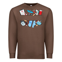 Chestnut custom name nurse Premium Sweatshirt - MaliasSmallBusiness